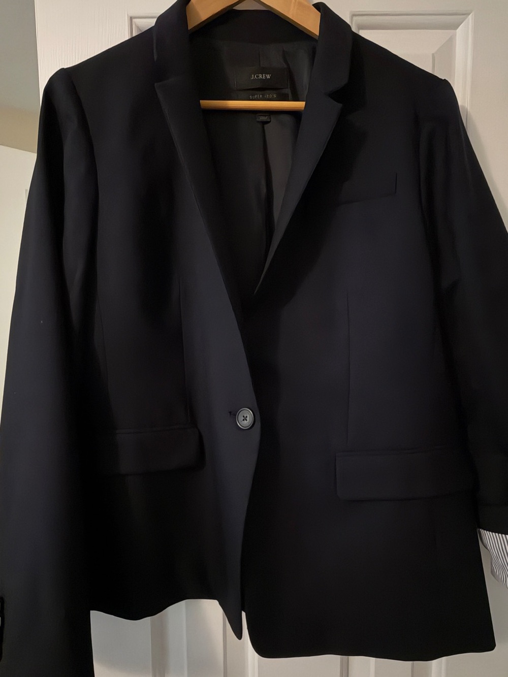 J. Crew Navy Single-Button Women's Blazer